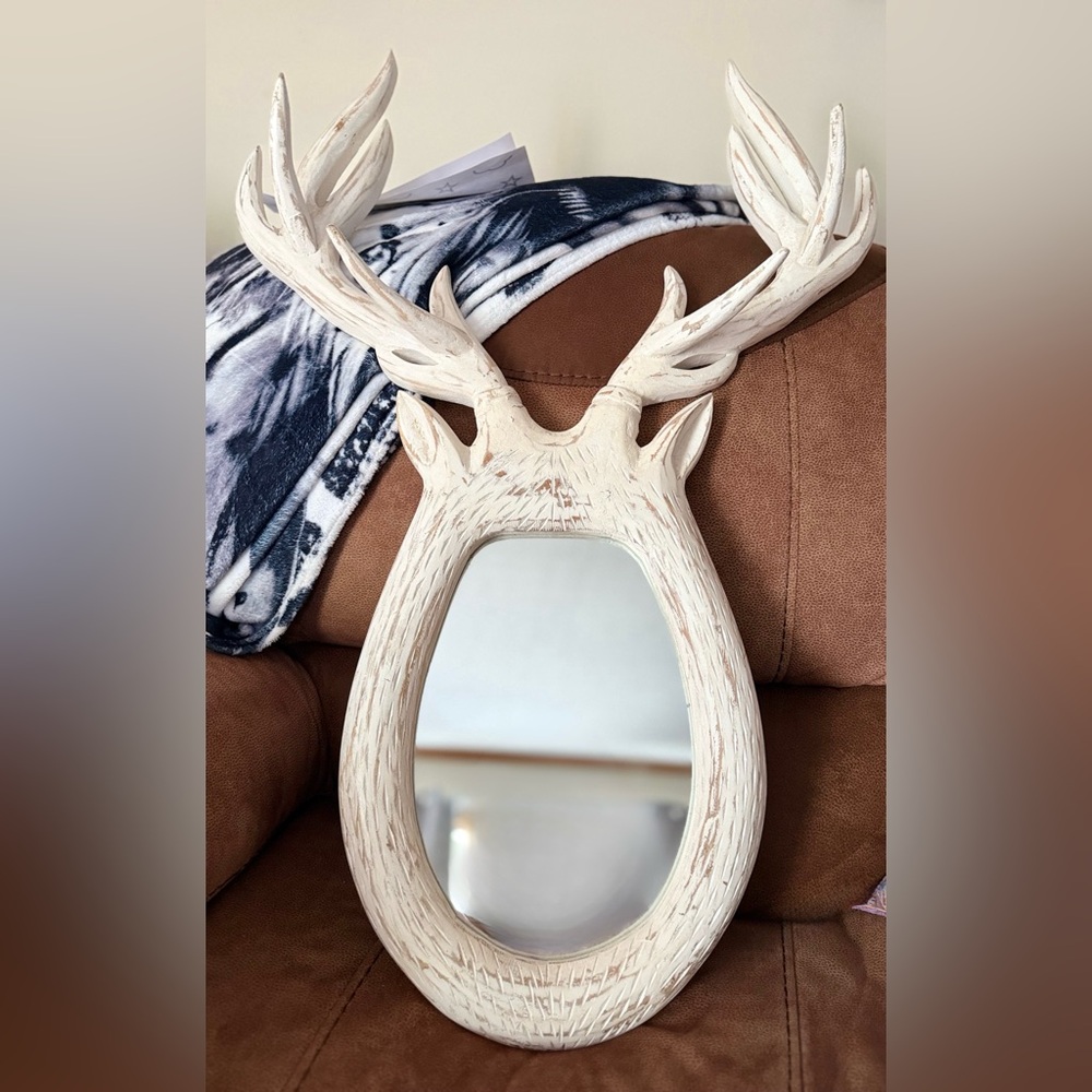 Anthropologie stag antlers mirror